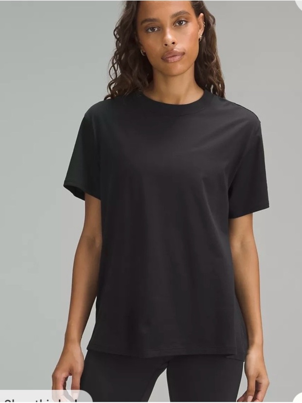 lululemon athletica All Yours Cotton T-Shirt. Color. Green. Size. L